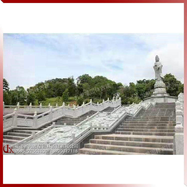 9.9米石雕觀(guān)音安裝