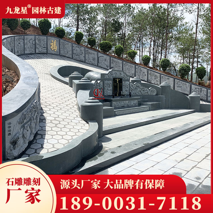 農村土葬墓圖片